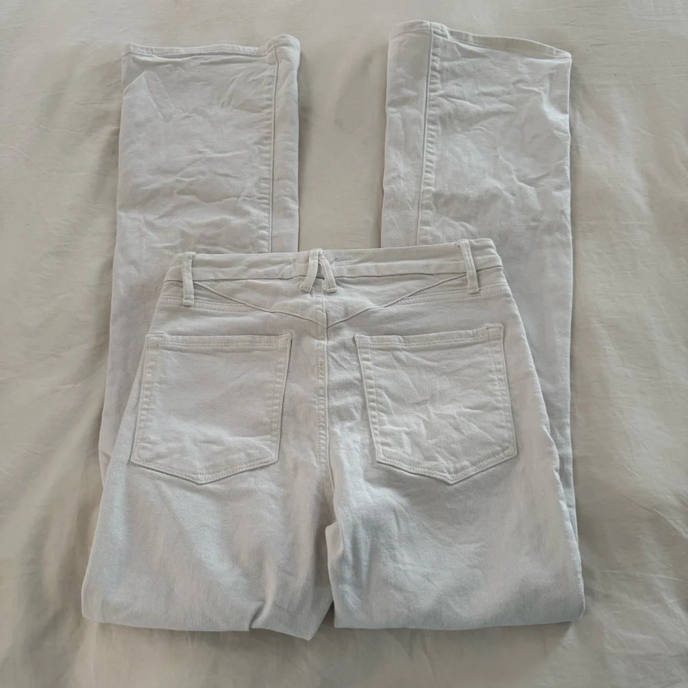 Good American White Denim Flares - Picture 7 of 11